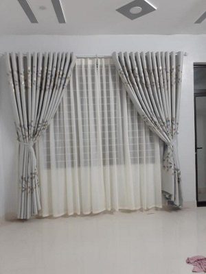 các mẫu rèm vải 2 lớp đẹp